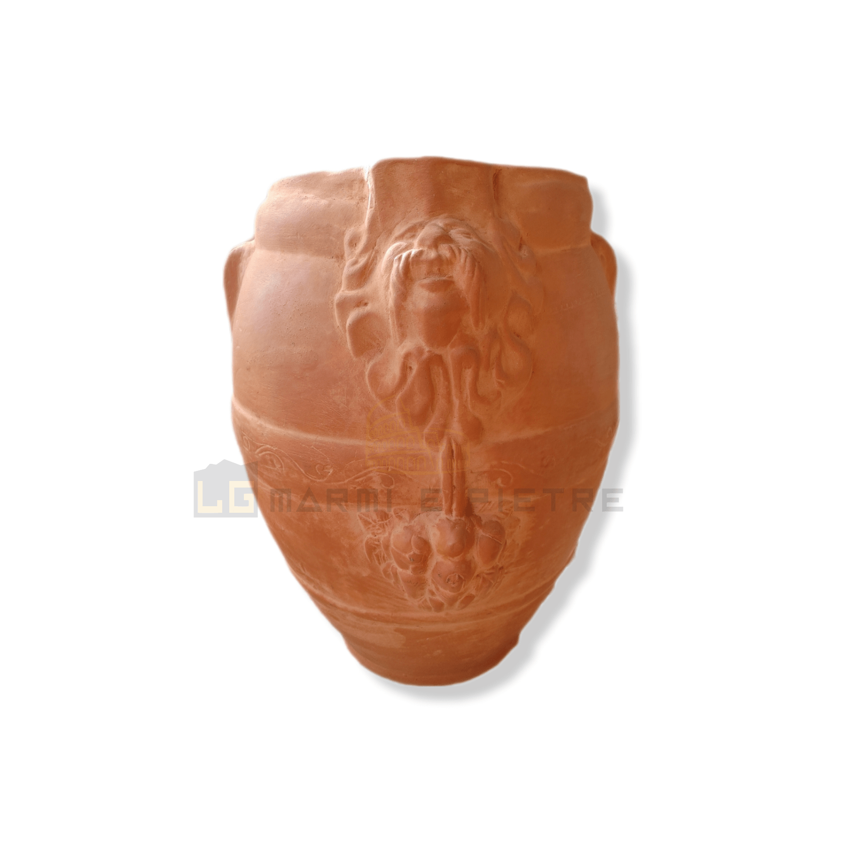 Orcio terracotta grande leone - immagine 2