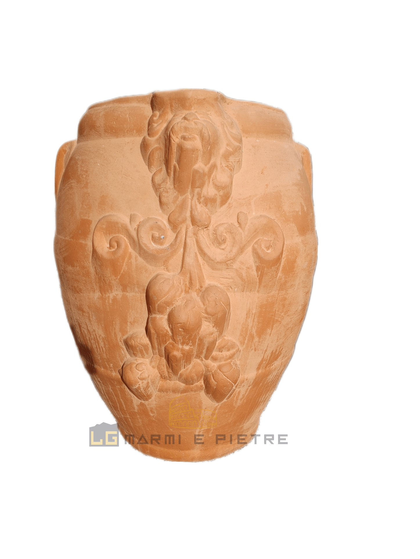 Orcio terracotta grande leone